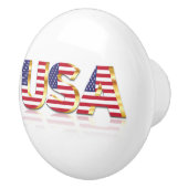 USA Flag Keramik Knob Keramikknauf (Rechts)
