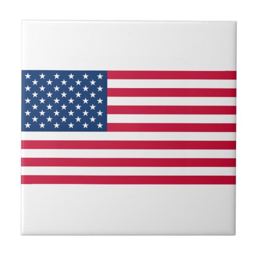 USA Flag Keramik Tile Fliese (Vorderseite)