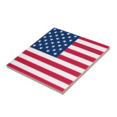 USA Flag Keramik Tile - Patriotic Fliese (Seite)