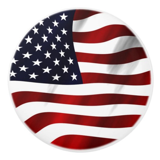 USA FLAG KERAMIKKNAUF (Vorderseite)