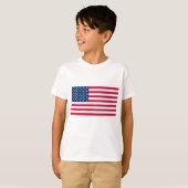 USA Flag Kids T - Shirt - Patriotic (Vorne ganz)
