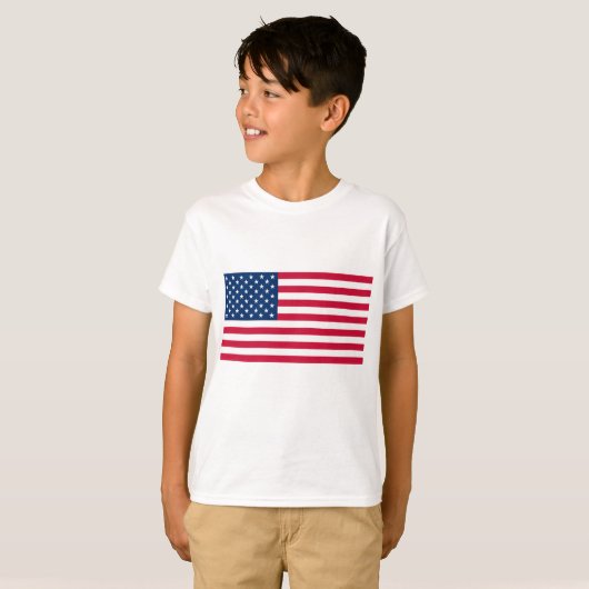 USA Flag Kids T - Shirt - Patriotic (Vorne ganz)