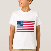 USA Flag Kids T - Shirt - Patriotic (Vorderseite)
