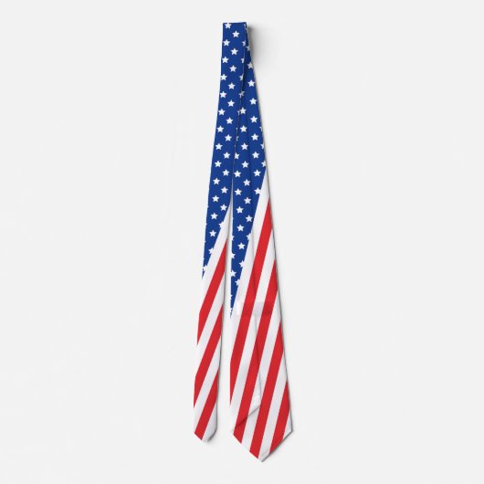 USA Flag Krawatte für Männer, Flag Necktie für Män (Rückseite)