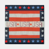 USA Flag Kühlschrankmagnet (Vorne)