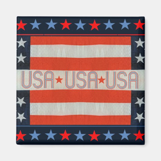 USA Flag Kühlschrankmagnet (Vorne)