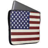 USA Flag Laptop Sleeve (Vorne Rechts)
