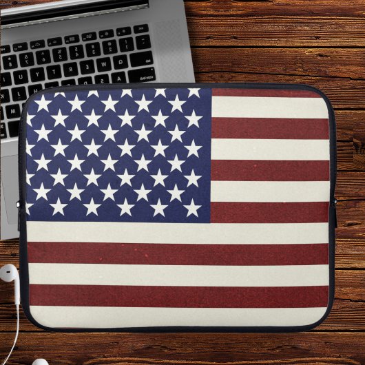 USA Flag Laptop Sleeve