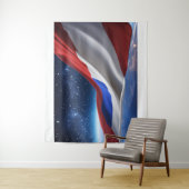 USA Flag Logo Large Tapestry Wandteppich (Beispiel)
