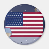 USA Flag_ Magnet (Vorne)