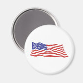 USA Flag Magnet (Vorderseite/Rückseite)