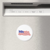 USA Flag Magnet (In Situ (Geschirrspüler))