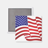 USA Flag Magnet (Vorderseite/Rückseite)