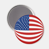 USA Flag Magnet (Vorderseite/Rückseite)
