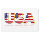 USA Flag Magnet USA (Horizontal)