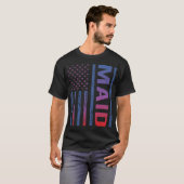 USA Flag Maid T-Shirt (Vorne ganz)