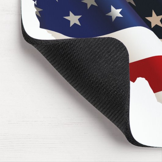 USA Flag Map Mousepad (Ecke)