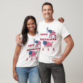 USA Flag Map Republikanisches Party Elephant Elect T-Shirt (Unisex)