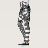 USA Flag Militärische arktische Camouflage Leggings (Links)