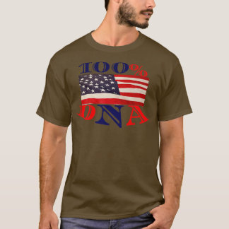 USA Flag Motivation zum Kulturerbe T-Shirt