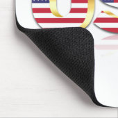 USA Flag Mouse Pad USA Mousepad (Ecke)