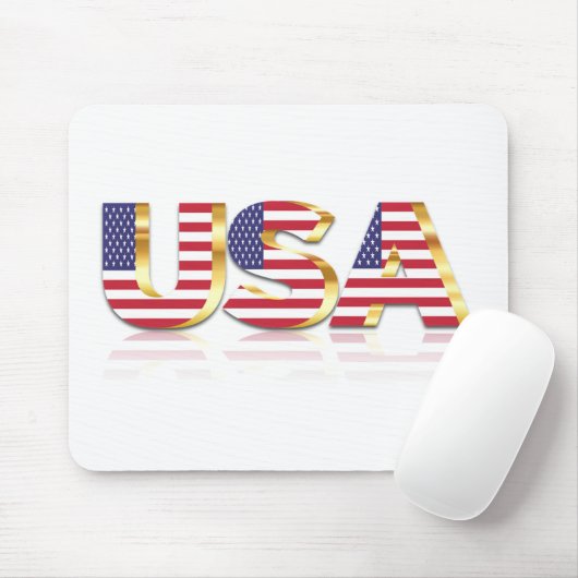 USA Flag Mouse Pad USA Mousepad (Mit Mouse)
