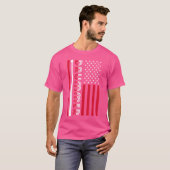 Usa Flag Musician Drummer Gift Drums T-Shirt (Vorne ganz)