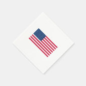USA Flag Napkins Serviette (Ecke)