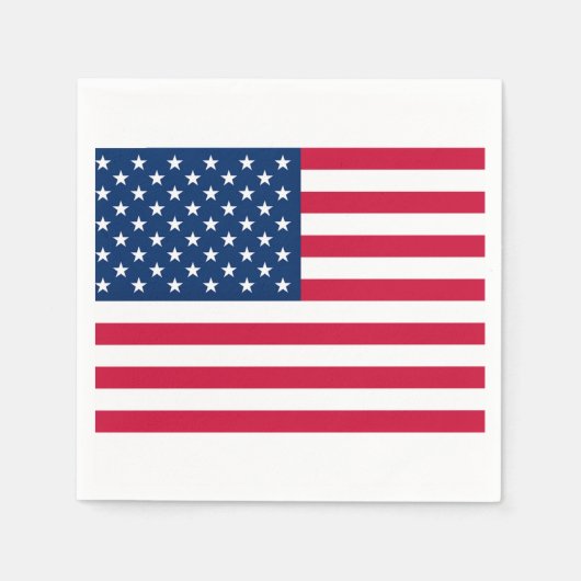 USA Flag Napkins Serviette (Vorderseite)