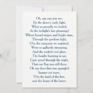 USA Flag National Anthem Choir