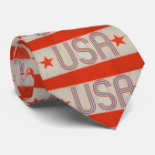 USA Flag Necktie Krawatte (Gerollt)