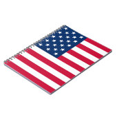 USA Flag Notebook Notizblock (Linke Seite)