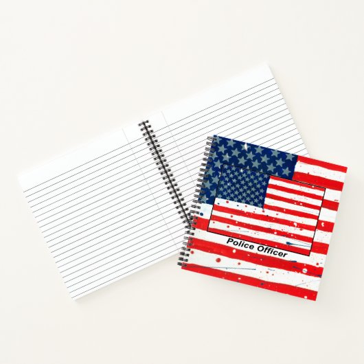 USA Flag Notebook Notizblock (Innenseite)