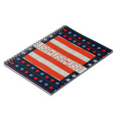 USA Flag Notebook Notizblock (Linke Seite)