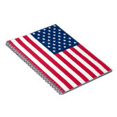 USA Flag Notebook - Patriotic Notizblock (Rechte Seite)