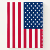 USA Flag Notebook-USA Notizblock (Rückseite)