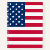 USA Flag Notebook-USA Notizblock (Vorderseite)