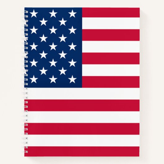 USA Flag Notebook-USA Notizblock (Vorderseite)