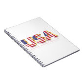 USA Flag Notebook-USA Notizblock (Rechte Seite)