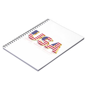 USA Flag Notebook-USA Notizblock