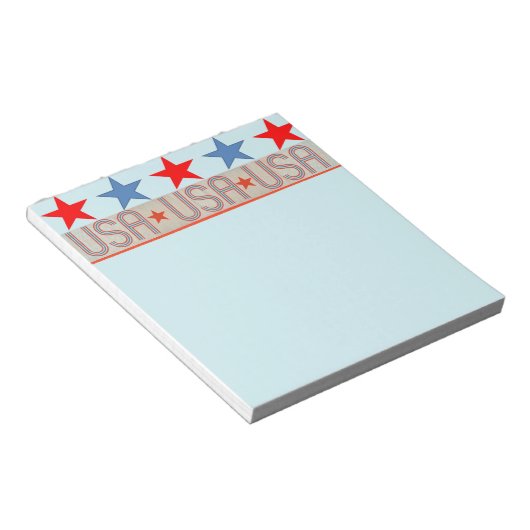 USA Flag Notepad Notizblock (angewinkelt)