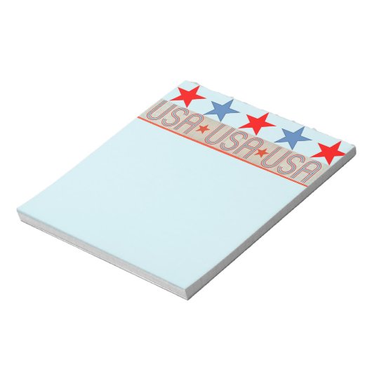 USA Flag Notepad Notizblock (Rotiert)