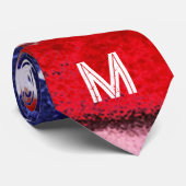 *~* USA Flag Old Glory Patriot Monogram Krawatte (Gerollt)