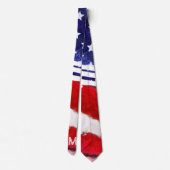 *~* USA Flag Old Glory Patriot Monogram Krawatte (Rückseite)