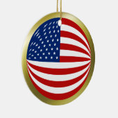 USA Flag Ornament (Rechts)