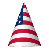 USA Flag Paper Party Hat Patriotic Partyhütchen (Vorderseite)