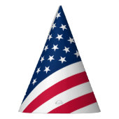 USA Flag Paper Party Hat Patriotic Partyhütchen (Links)