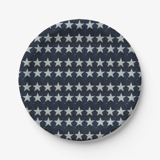 USA Flag Paper Plate Pappteller (Vorderseite)