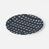 USA Flag Paper Plate Pappteller (Schrägansicht)