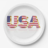 USA Flag Paper Teller Patriotic (Vorderseite)